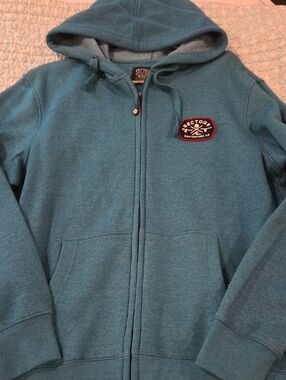 Sector 9 Teal Zip-Up Hoodie